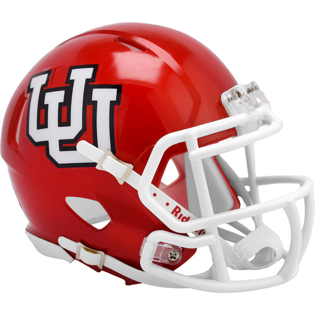Utah Utes Riddell Speed Mini Helmet - Red UU Throwback