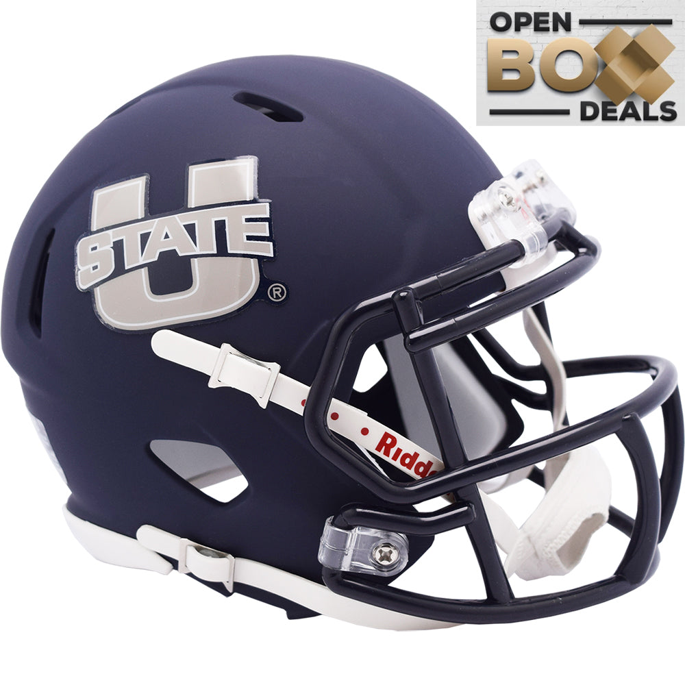 Riddell Utah State Aggies Matte Navy Mini Helmet