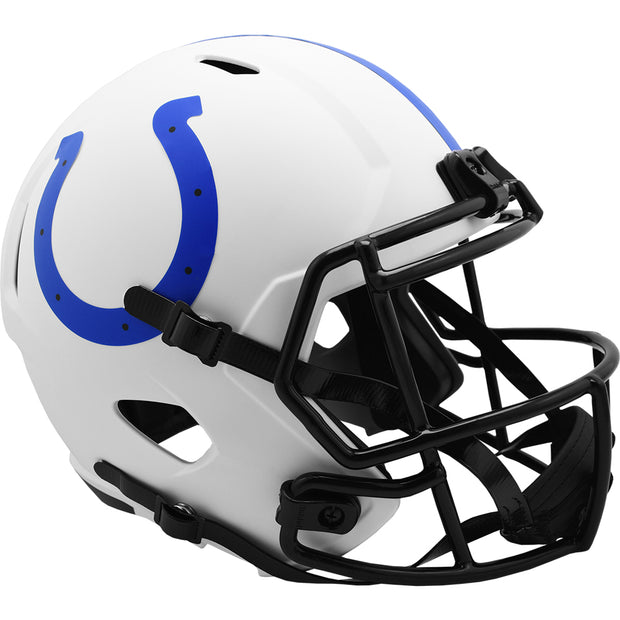 Indianapolis Colts White Lunar Eclipse Replica Football Helmet