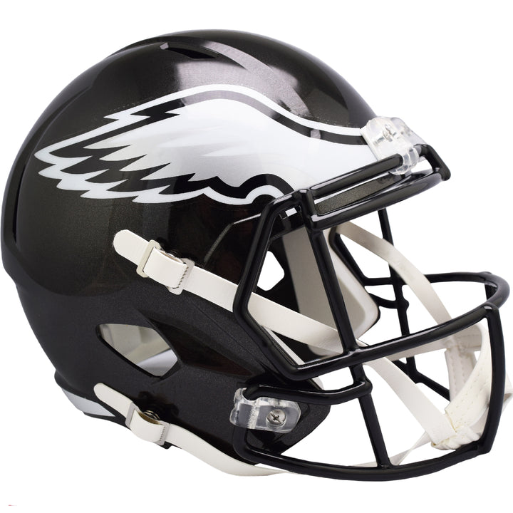 Philadelphia Eagles Riddell Speed Replica Helmet - Black Alternate 2022