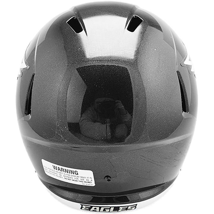 Philadelphia Eagles Riddell Speed Replica Helmet - Black Alternate 2022