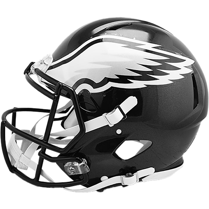 Philadelphia Eagles Riddell Speed Replica Helmet - Black Alternate 2022
