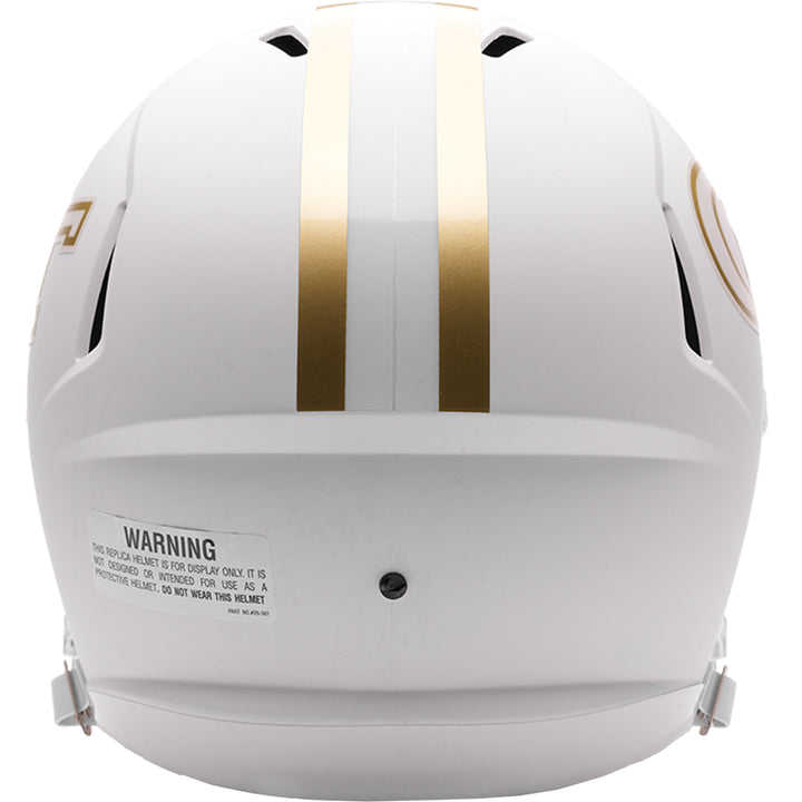 Georgia Tech Yellow Jackets Riddell Speed Replica Helmet - White