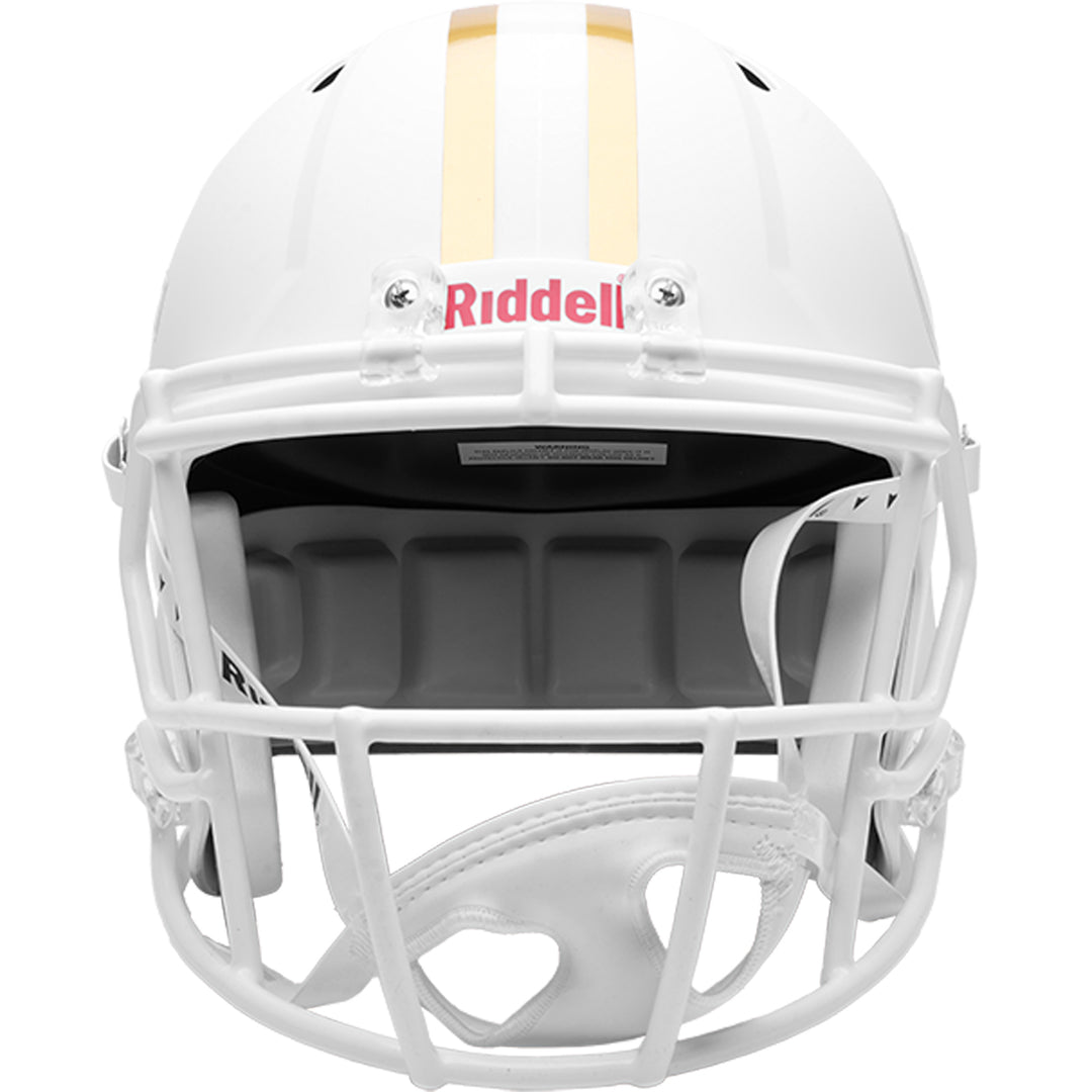 Georgia Tech Yellow Jackets Riddell Speed Replica Helmet - White