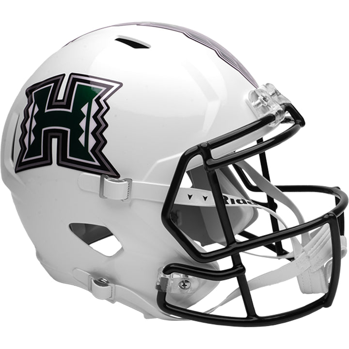 Hawaii Warriors Riddell Speed Replica Helmet - White