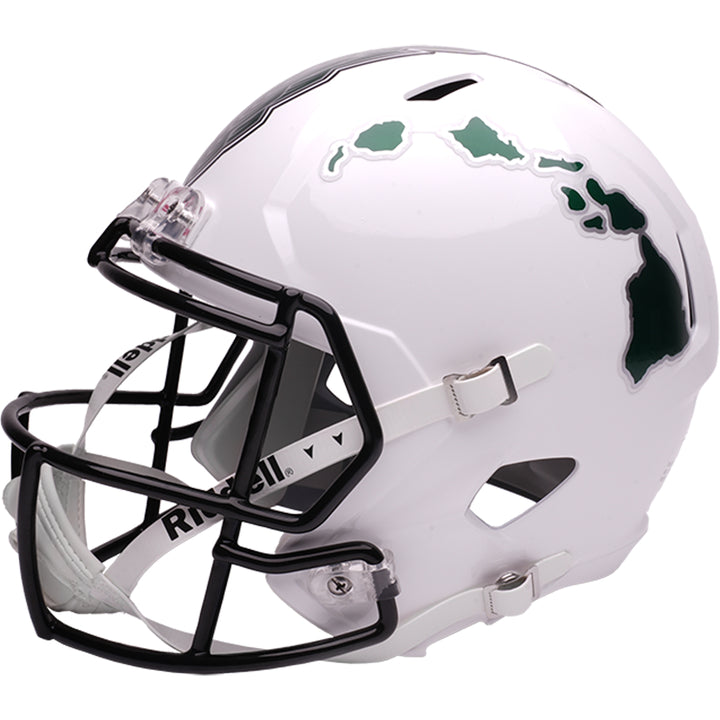Hawaii Warriors Riddell Speed Replica Helmet - White