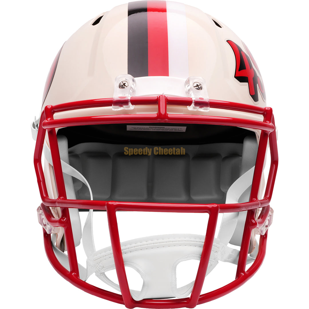 49ers replica football helmet San Francisco Riddell Speed Authentic George Kittle Autographed San Francisco
