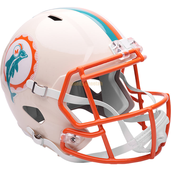 Miami Dolphins Riddell Speed Replica Helmet - Retro