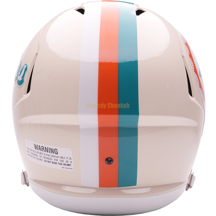 Miami Dolphins Riddell Speed Replica Helmet - Retro