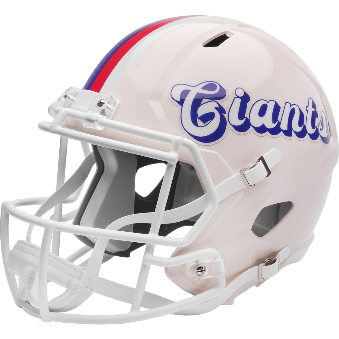 custom replica football helmets New York Giants Riddell Speed Replica Helmet
