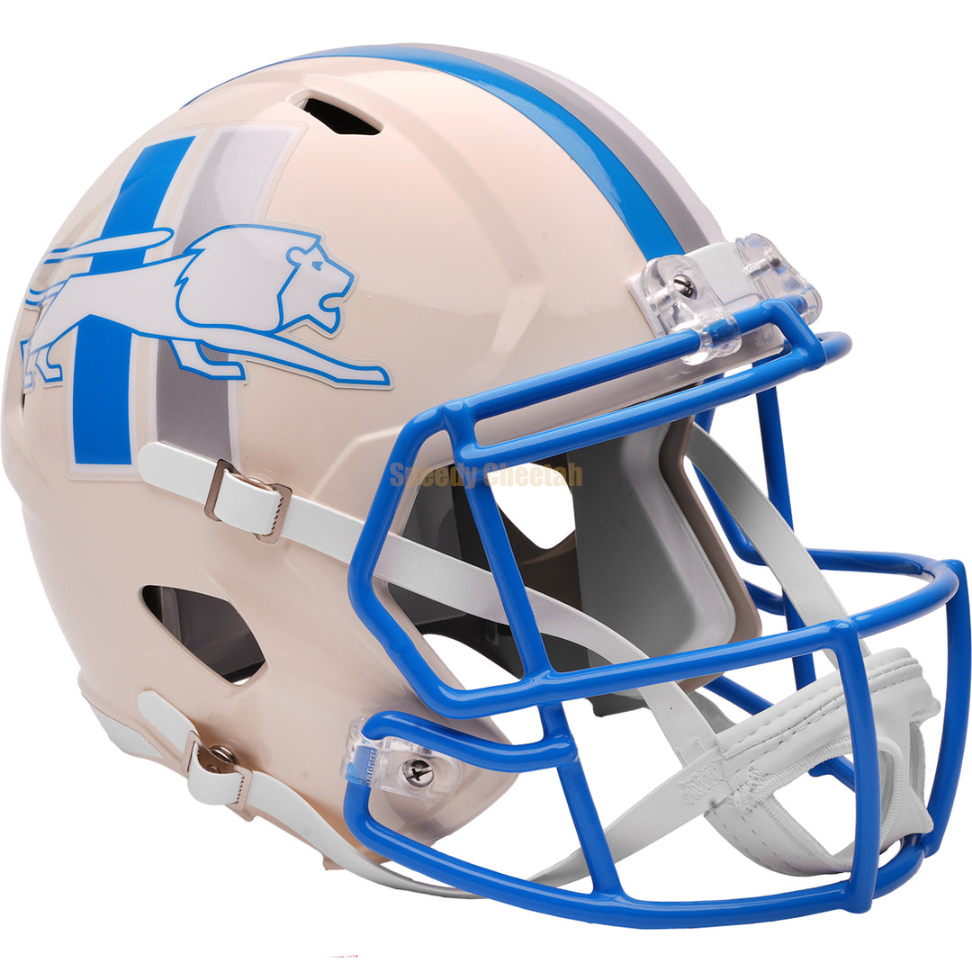 Detroit Lions Riddell Speed Replica Helmet - Retro