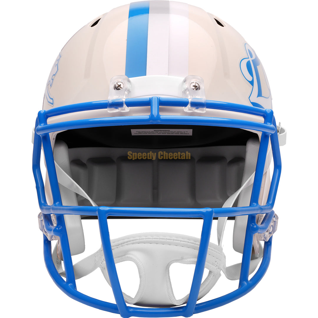 Detroit Lions Riddell Speed Replica Helmet - Retro