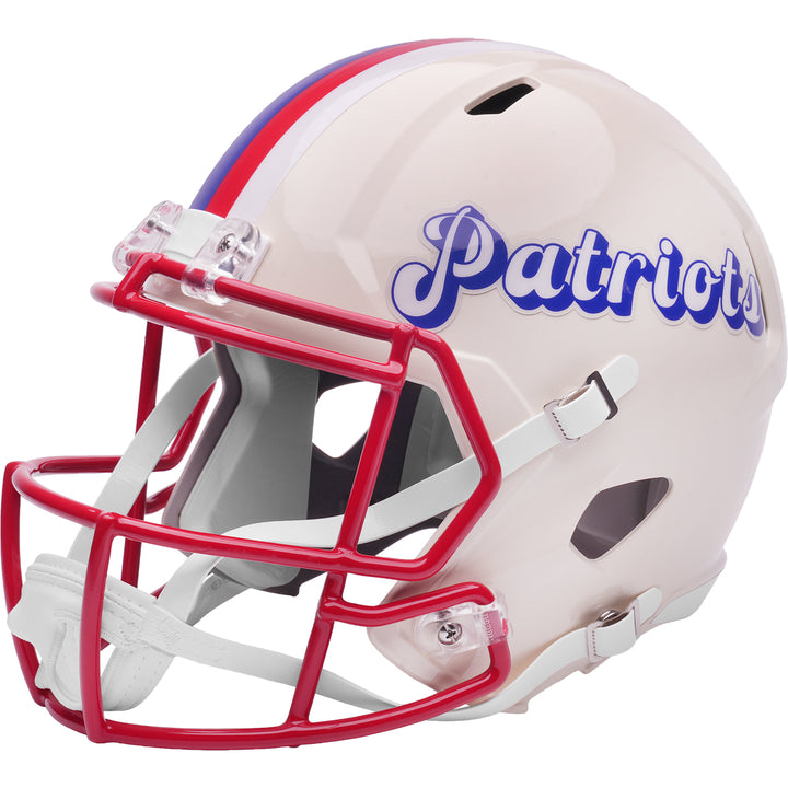 New England Patriots Riddell Speed Replica Helmet - Retro