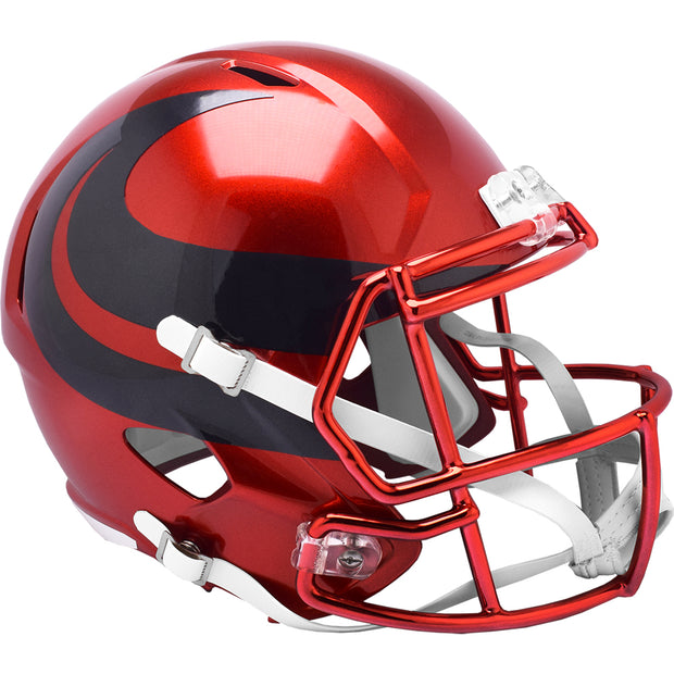 Houston Texans Riddell Speed Replica Helmet - Red Chrome Alternate