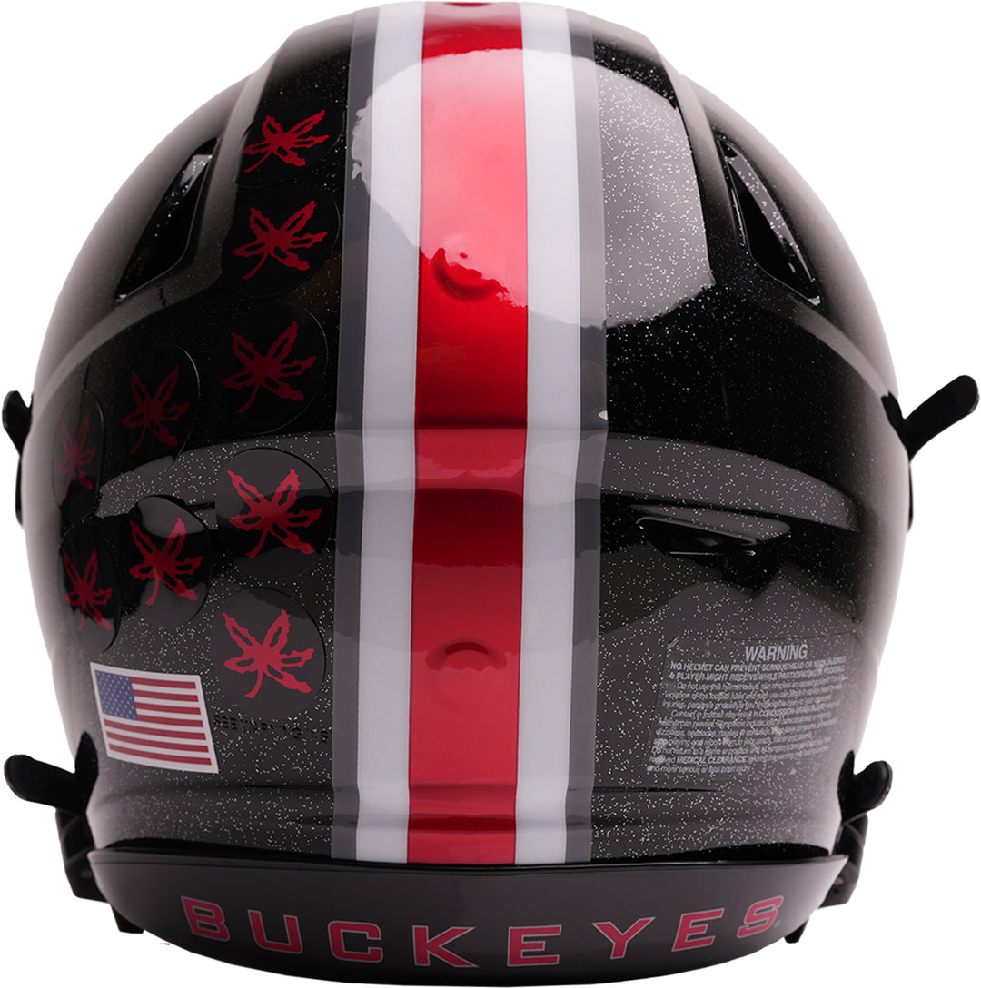 OSU Buckeyes Riddell SpeedFlex Authentic Helmet - Tunnel Vision