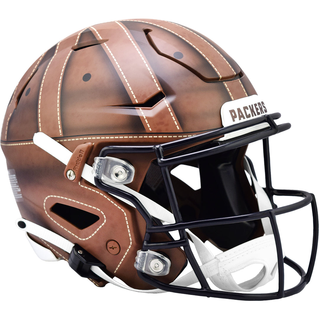 Green Bay Packers Riddell SpeedFlex Authentic Helmet - 1923 Classic Alternate