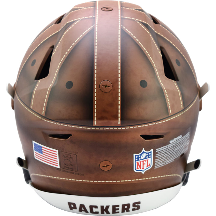 Green Bay Packers Riddell SpeedFlex Authentic Helmet - 1923 Classic Alternate