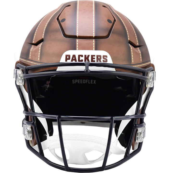 Green Bay Packers Riddell SpeedFlex Authentic Helmet - 1923 Classic Alternate