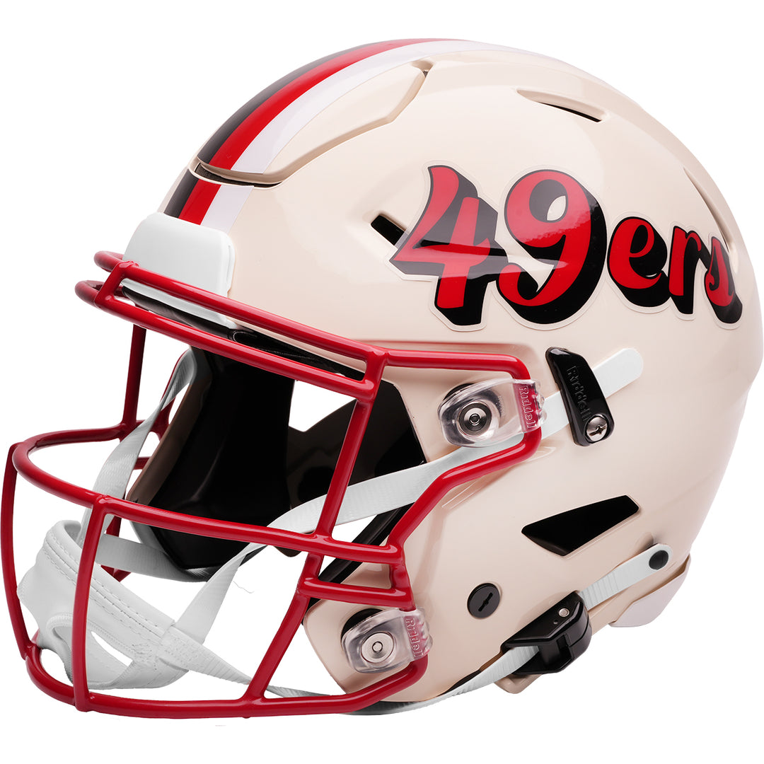 San Francisco 49ers Riddell SpeedFlex Authentic Helmet San Francisco 49ers Riddell SpeedFlex Authentic Helmet