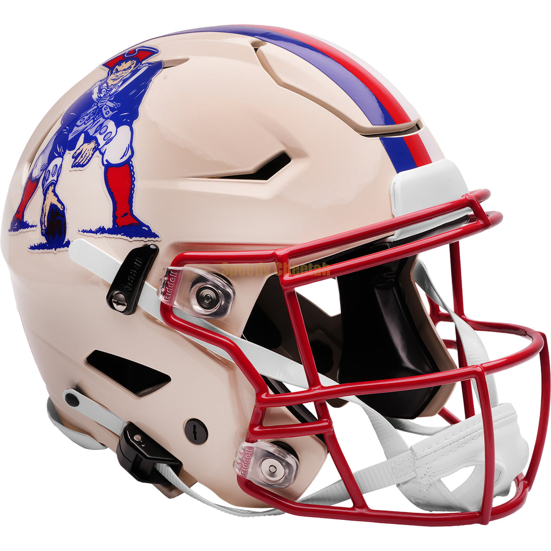 New England Patriots Riddell SpeedFlex Authentic Helmet - Retro