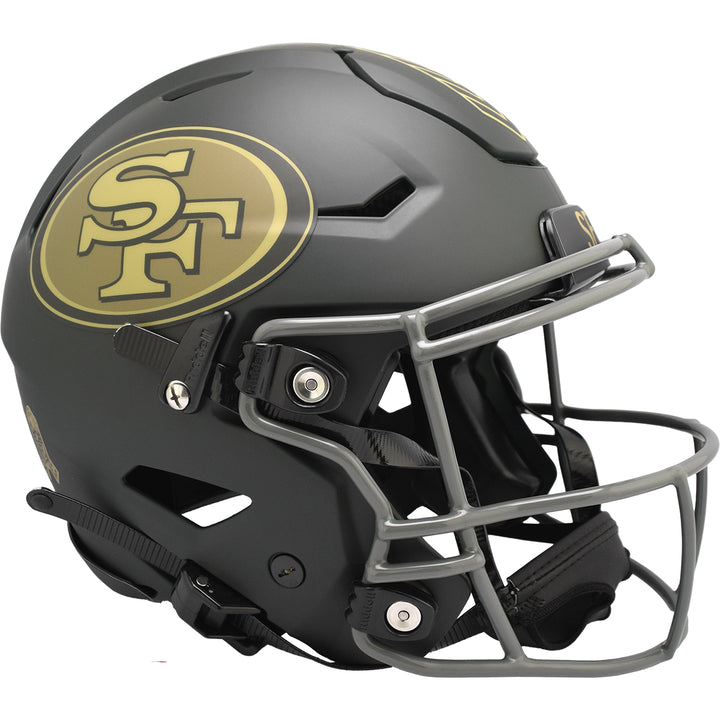 San Francisco 49ers Riddell SpeedFlex Authentic Helmet - Salute To Service 2025