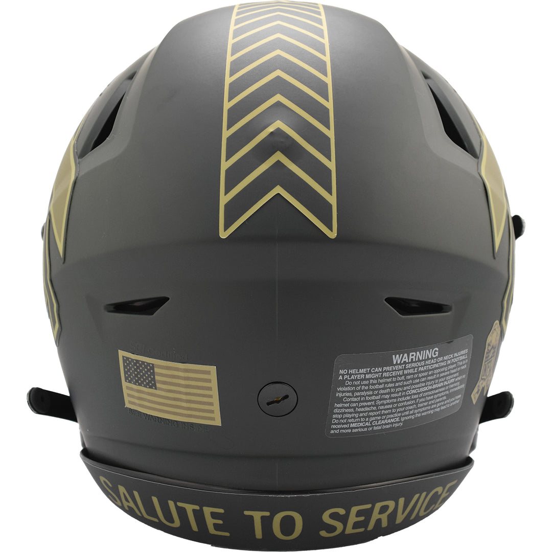 Buffalo Bills Riddell SpeedFlex Authentic Helmet - Salute To Service 2025