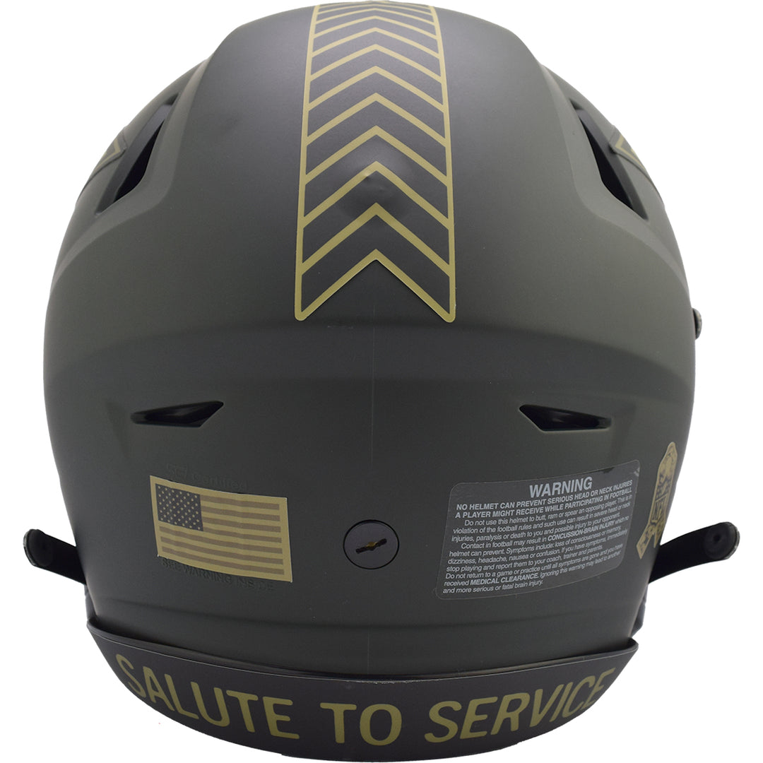 Dallas Cowboys Riddell SpeedFlex Authentic Helmet - Salute To Service 2025