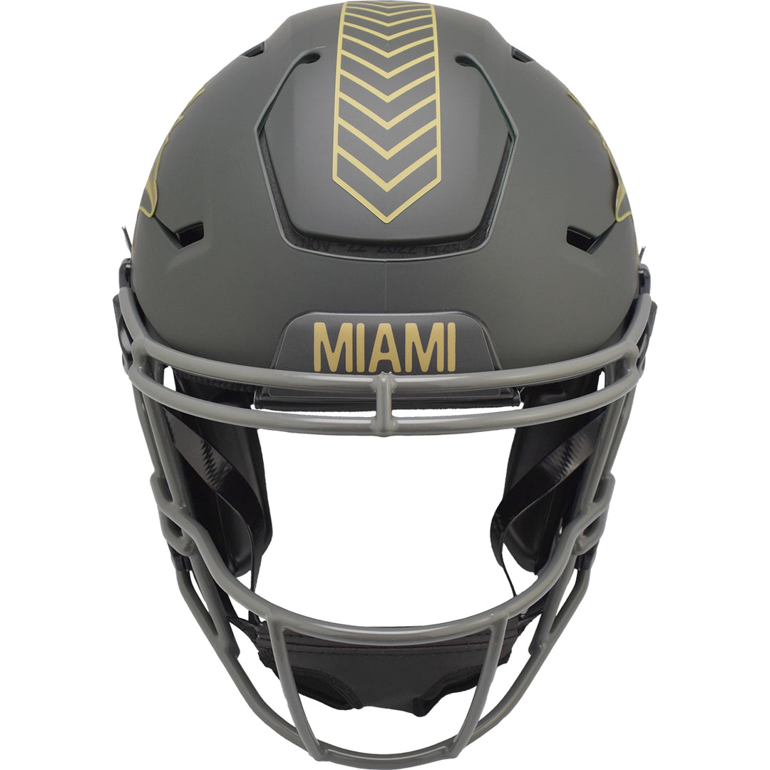 Miami Dolphins Riddell SpeedFlex Authentic Helmet - Salute To Service 2025