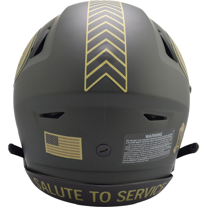 Green Bay Packers Riddell SpeedFlex Authentic Helmet - Salute To Service 2025