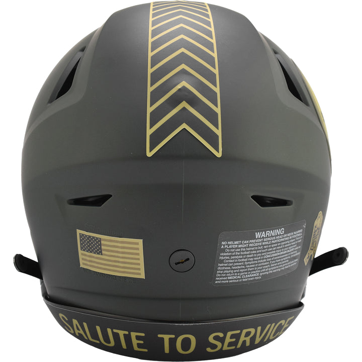 Pittsburgh Steelers Riddell SpeedFlex Authentic Helmet - Salute To Service 2025