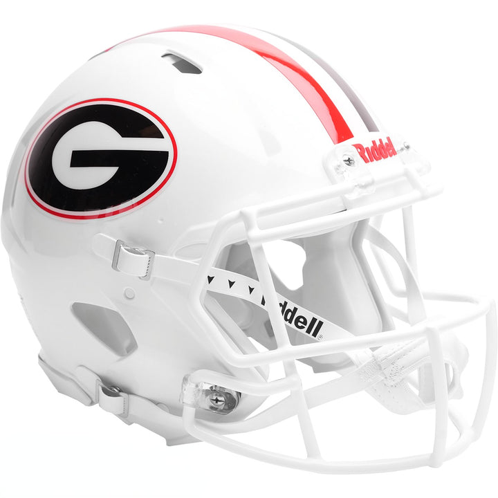 Georgia Bulldogs Riddell Speed Authentic Helmet - White