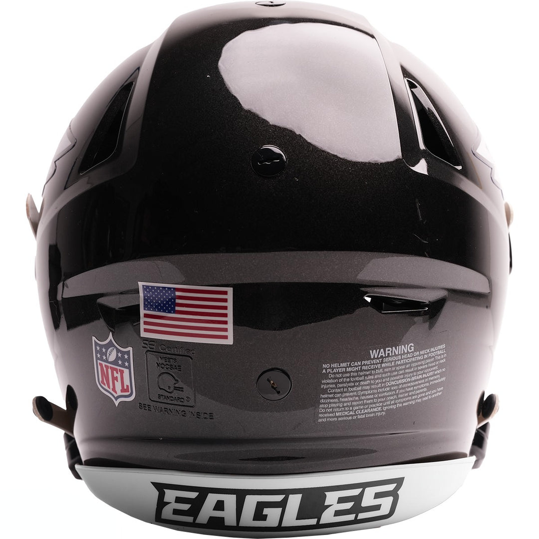 Philadelphia Eagles Riddell SpeedFlex Authentic Helmet - Black Alternate 2022