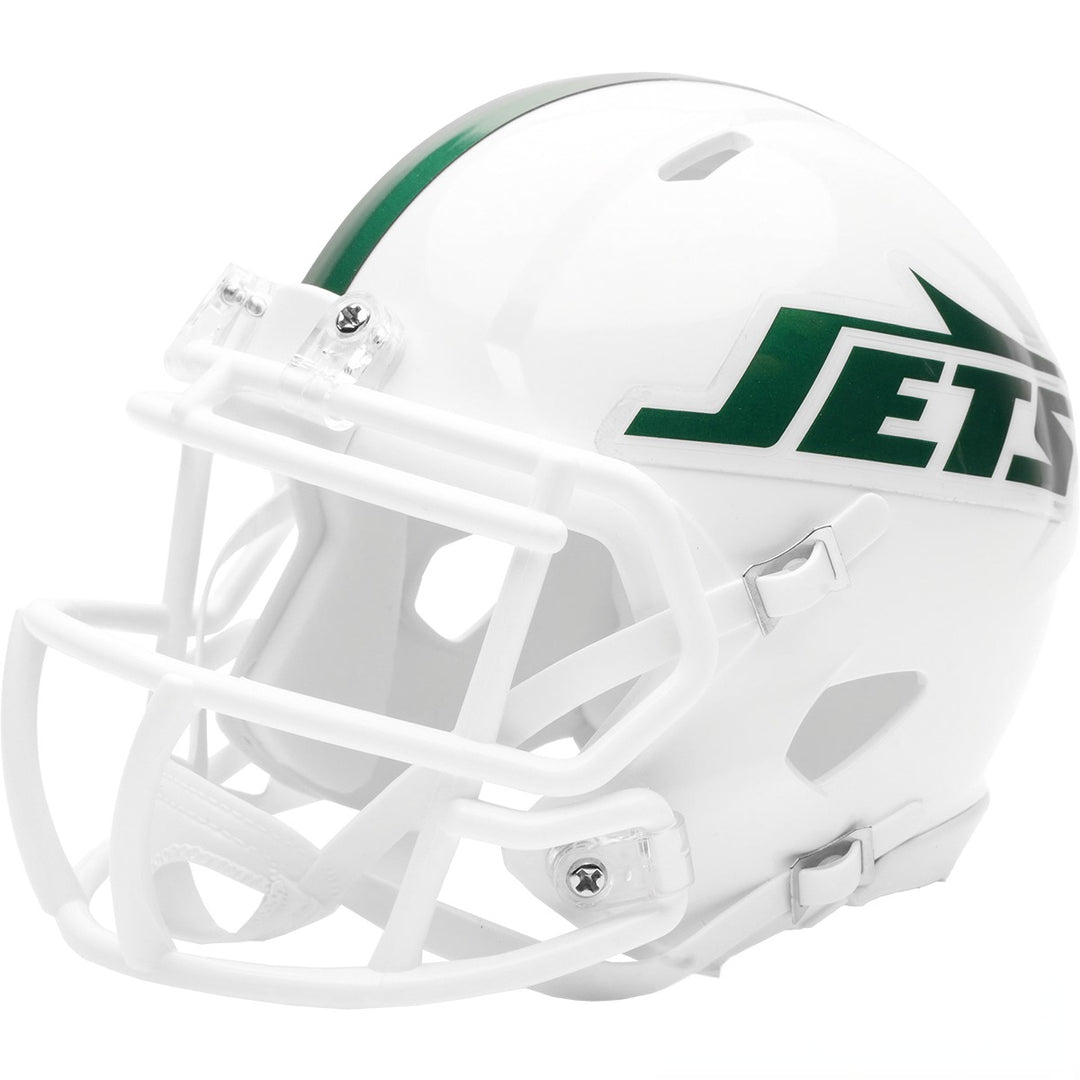 New York Jets Riddell Speed Mini Helmet - White Out Alternate 2026