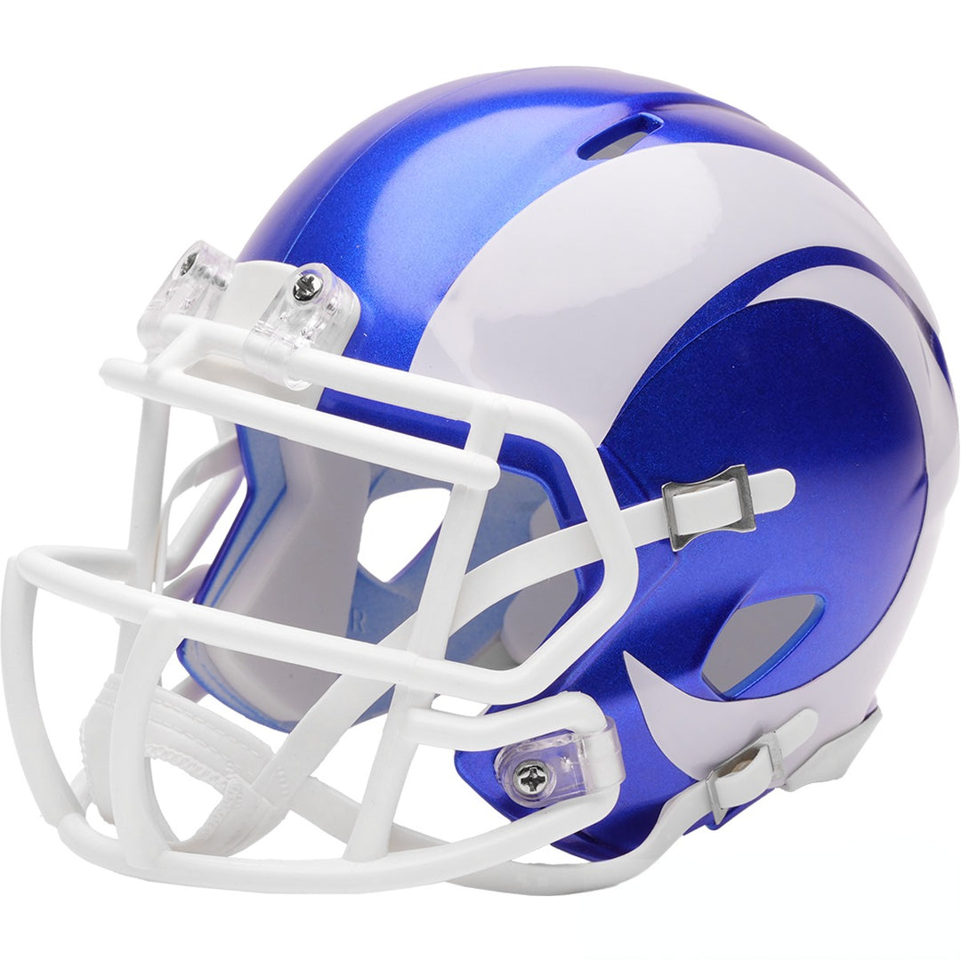 LA Rams Riddell Speed Mini Helmet - Fearsome White Alternate 2026