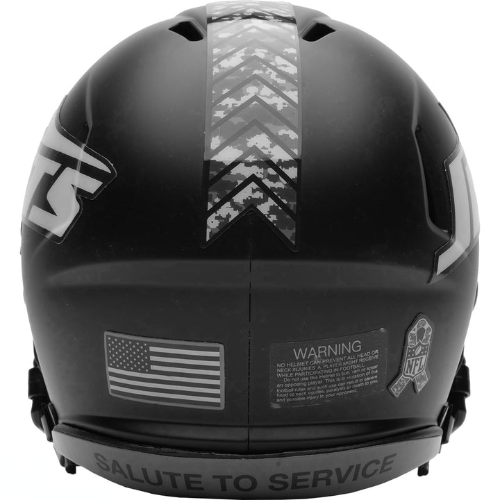 New York Jets Riddell Speed Mini Helmet - Salute To Service 2026