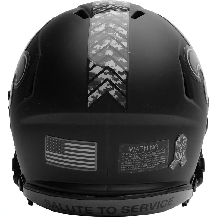 New Orleans Saints Riddell Speed Mini Helmet - Salute To Service 2026