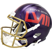 Super Bowl 58 Purple Riddell Speed Replica Football Helmet