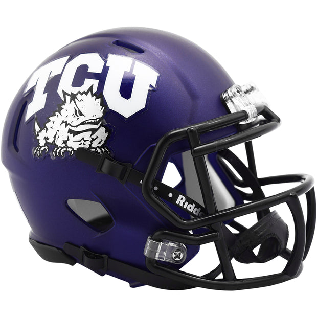 TCU Horned Frogs Riddell Speed Mini Helmet - Purple