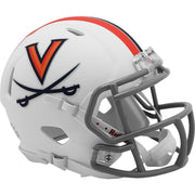 Virginia Cavaliers White Riddell Speed Mini Football Helmet