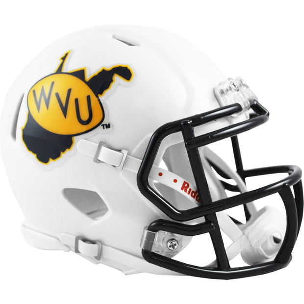 West Virginia Mountaineers Riddell Speed Mini Helmet - 2013 Throwback