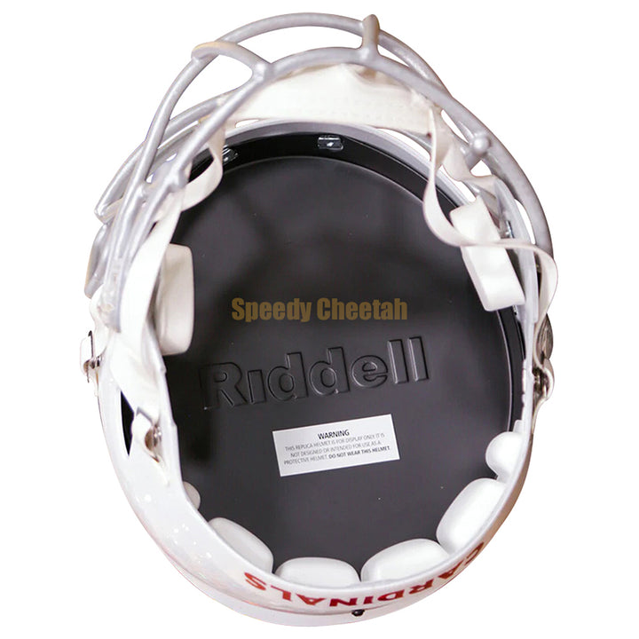 Arizona Cardinals Riddell Speed Replica Helmet Inside View