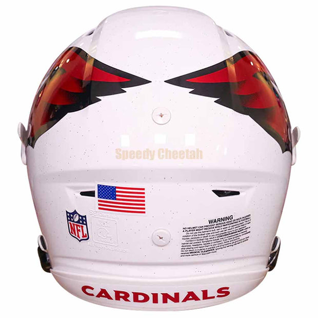 Arizona Cardinals Riddell SpeedFlex Authentic Helmet Back View