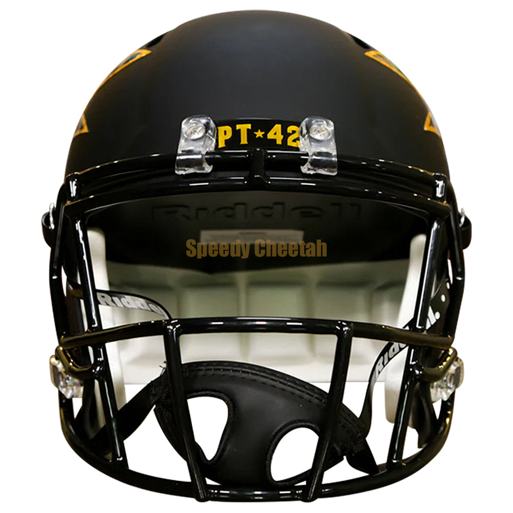 devils football helmet Duke Blue Revolution SPEED Mini field designs Rawlings ELF Authentic Helmet Team