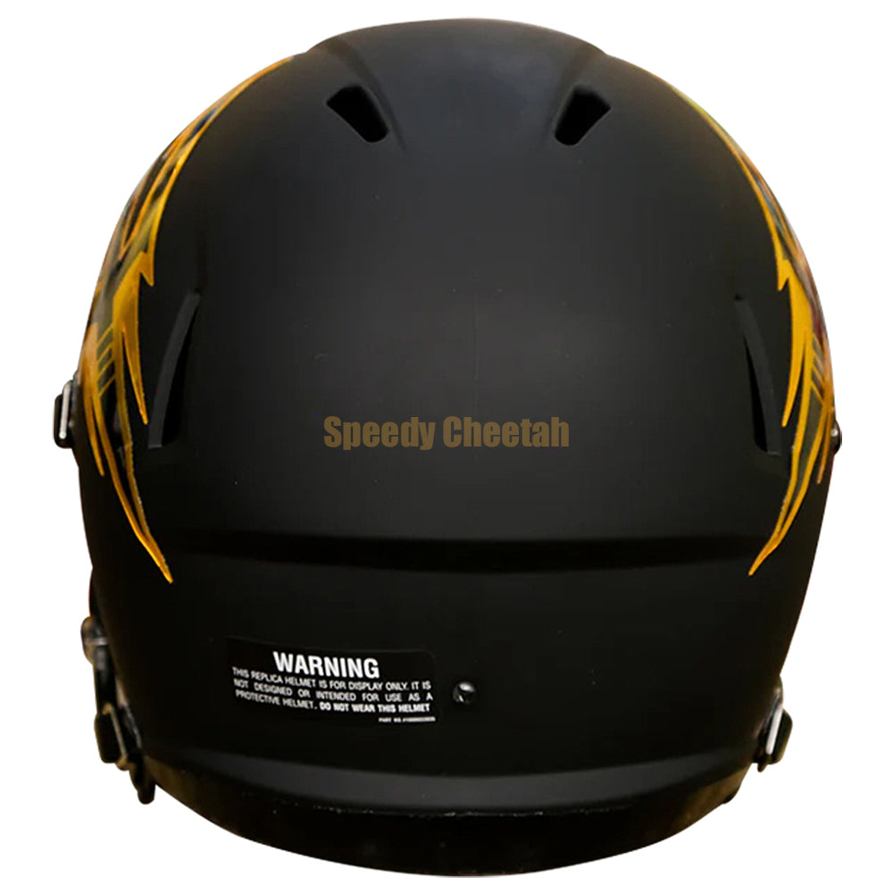 asu motorcycle helmets Arizona State Sun Devils Replica Black Satin Speed Helmet