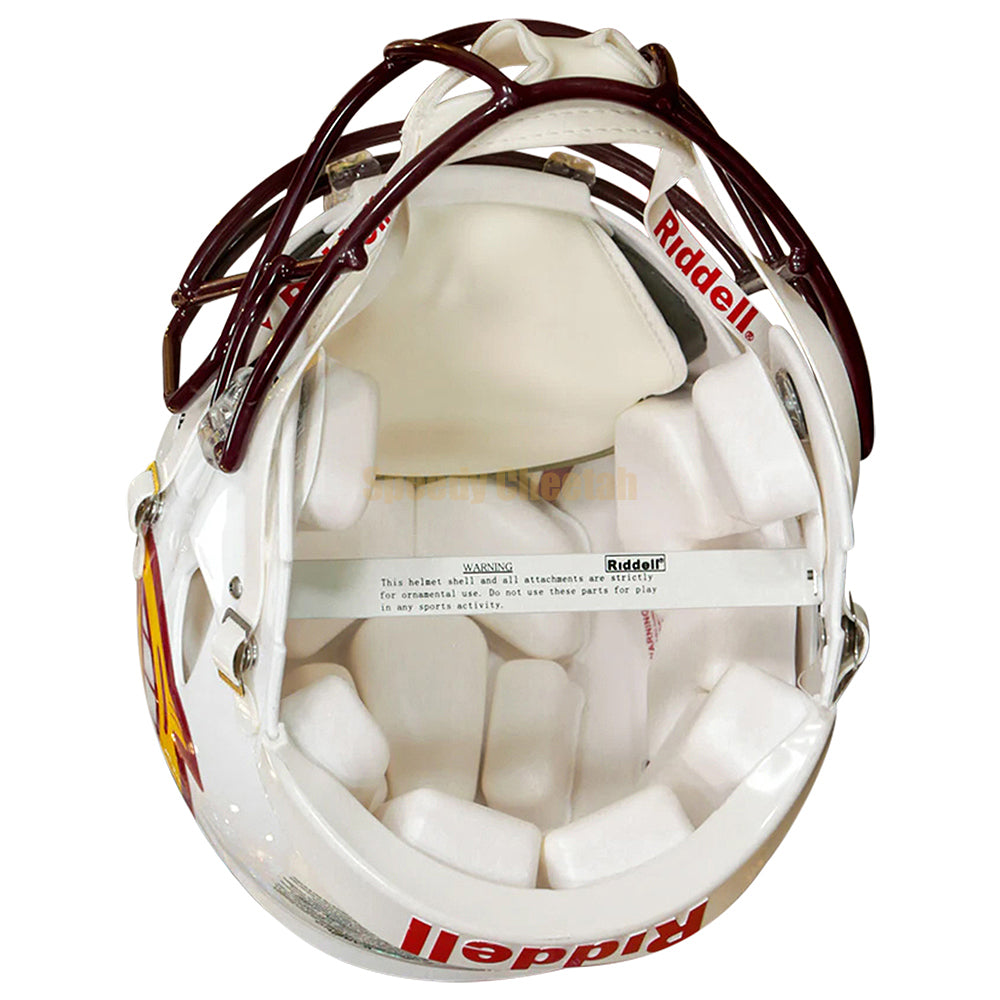 asu authentic football helmet Arizona State Sun Devils Gold Mini Speed Helmet Features ARIZONA STATE SUN DEVILS NCAA