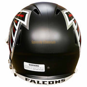 Atlanta Falcons Riddell Speed Replica Helmet Side View