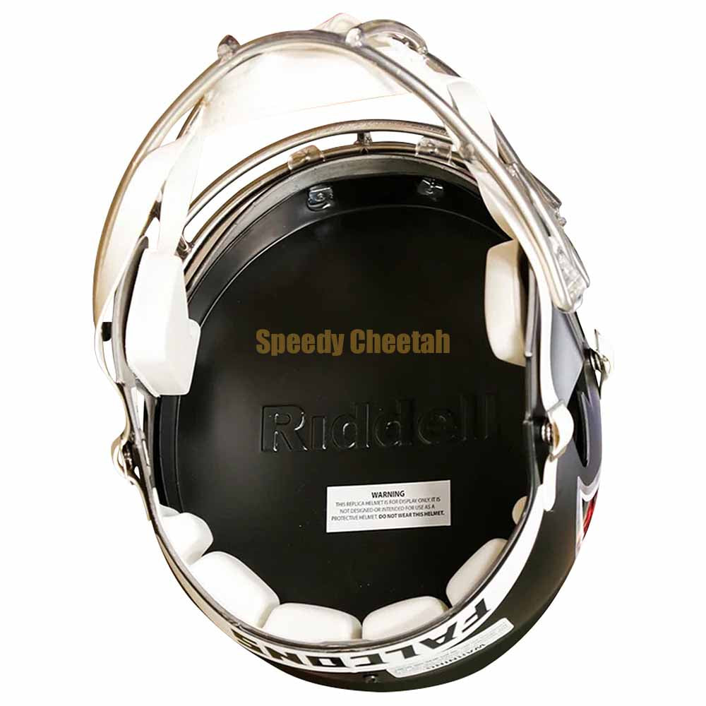 Atlanta Falcons Riddell Speed Replica Helmet Inside View
