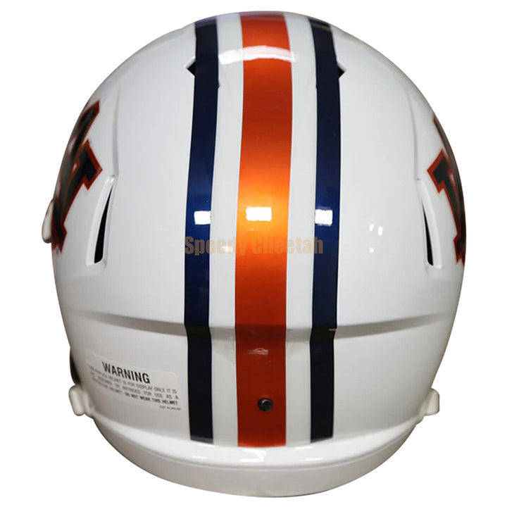 auburn tigers motorcycle helmet Riddell SpeedFlex Green Gridiron, Inc field design Auburn Tigers Hover Team Helmet