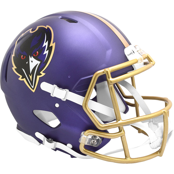 Baltimore Ravens Riddell Speed Authentic Helmet - Purple Alternate 2024
