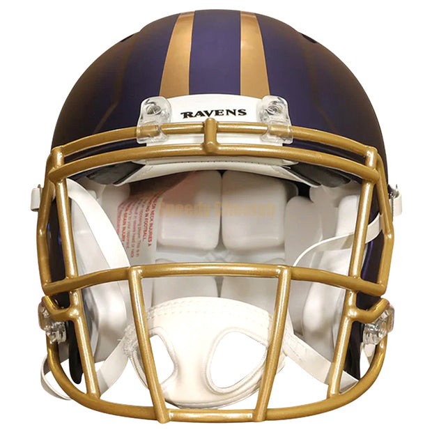 Baltimore Ravens Riddell Speed Authentic Helmet - Purple Alternate 2024
